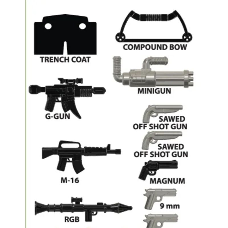 Punisher Weapons Pack - BigKidBrix