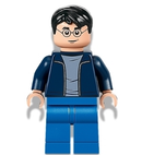 HP338 Harry Potter - Dark Blue Open Jacket, Blue Legs