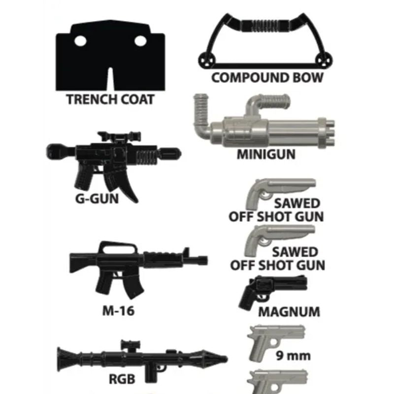 Punisher Weapons Pack - BigKidBrix