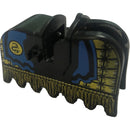 Horse Barding, Ruffled Edge with Gold and Blue Pattern