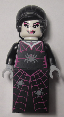 HOL171 Spider Lady - Magenta Web Dress