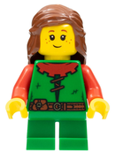 CAS573: Forest Girl - Red, Long Hair