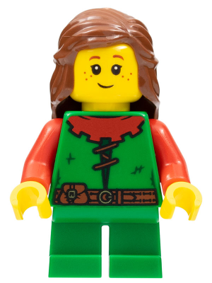 CAS573: Forest Girl - Red, Long Hair