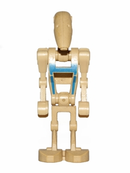 sw0065 Battle Droid Pilot Tan Torso with Blue Insignia, Angled Arms