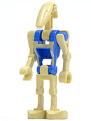 SW0300 Battle Droid Pilot with Blue Torso with Tan Insignia