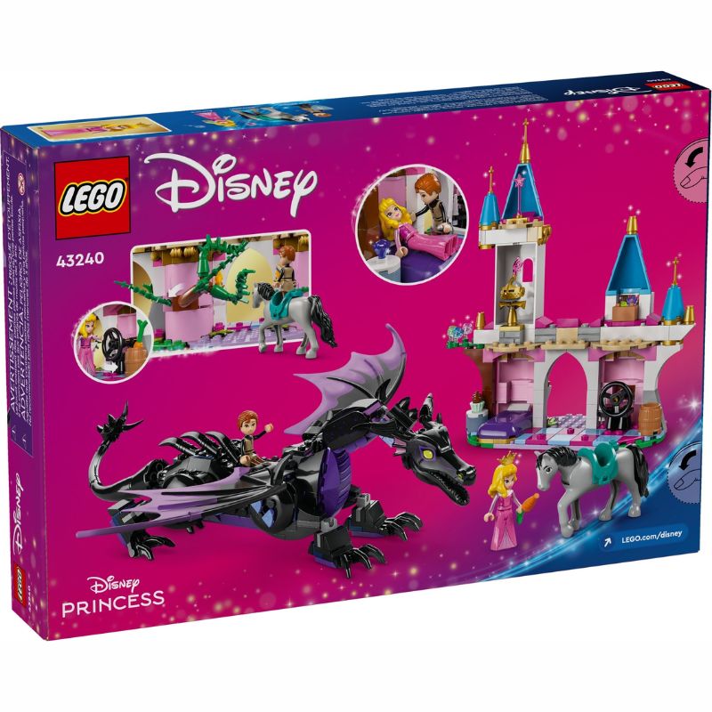 43240 Maleficent's Dragon Form and Aurora's Castle