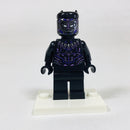 SH728 - Black Panther, Claw Necklace, Dark Purple and Lavender Highlights