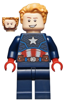 SH741  Captain America - Dark Blue Suit, Red Hands