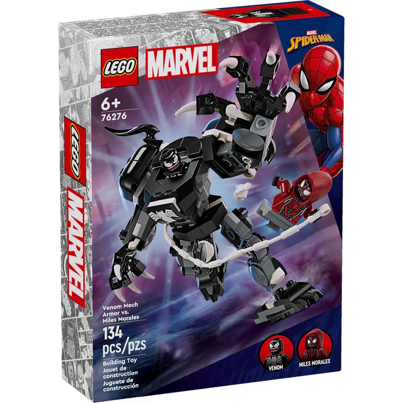 76276 Venom Mech Armor vs. Miles Morales