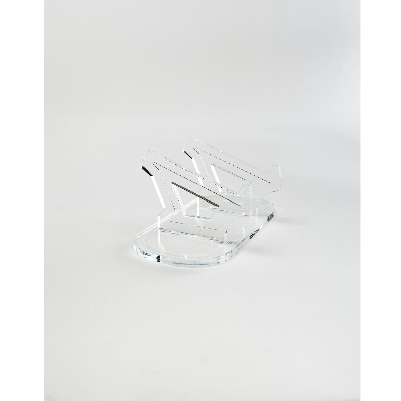 Acrylic Display Stand - (AS18) Single Speed Champions (Clear Base)