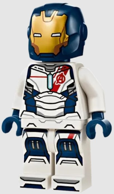SH0983: Iron Legion - Dark Blue Head, One Piece Helmet