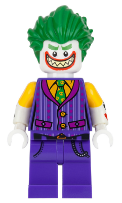 SH447 The Joker - Striped Vest, Shirtsleeves, Smile with Pointed Teeth Grin