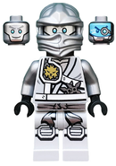 NJO0251: Zane - Titanium Ninja Light Bluish Gray, Scabbard