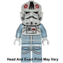 Assorted AT-AT Driver, Modern, Bluish Gray Helmets