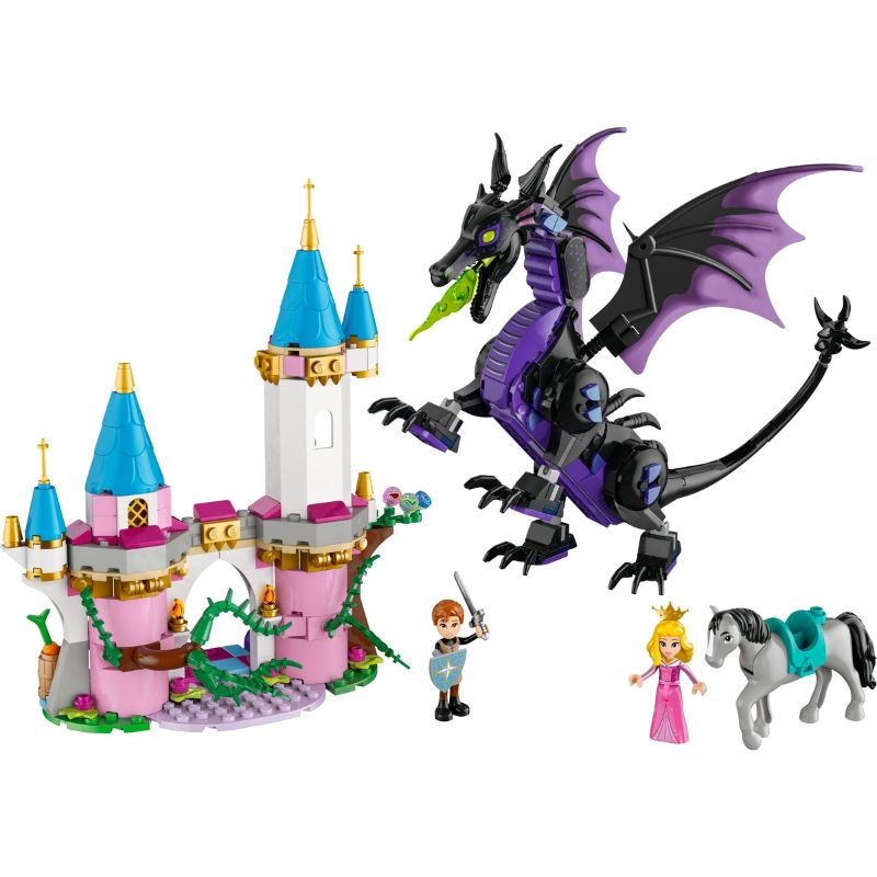 43240 Maleficent's Dragon Form and Aurora's Castle