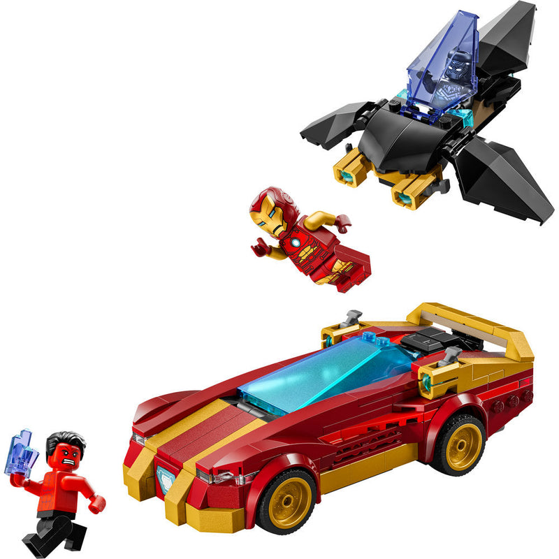 76310 Iron Man Car & Black Panther vs. Red Hul