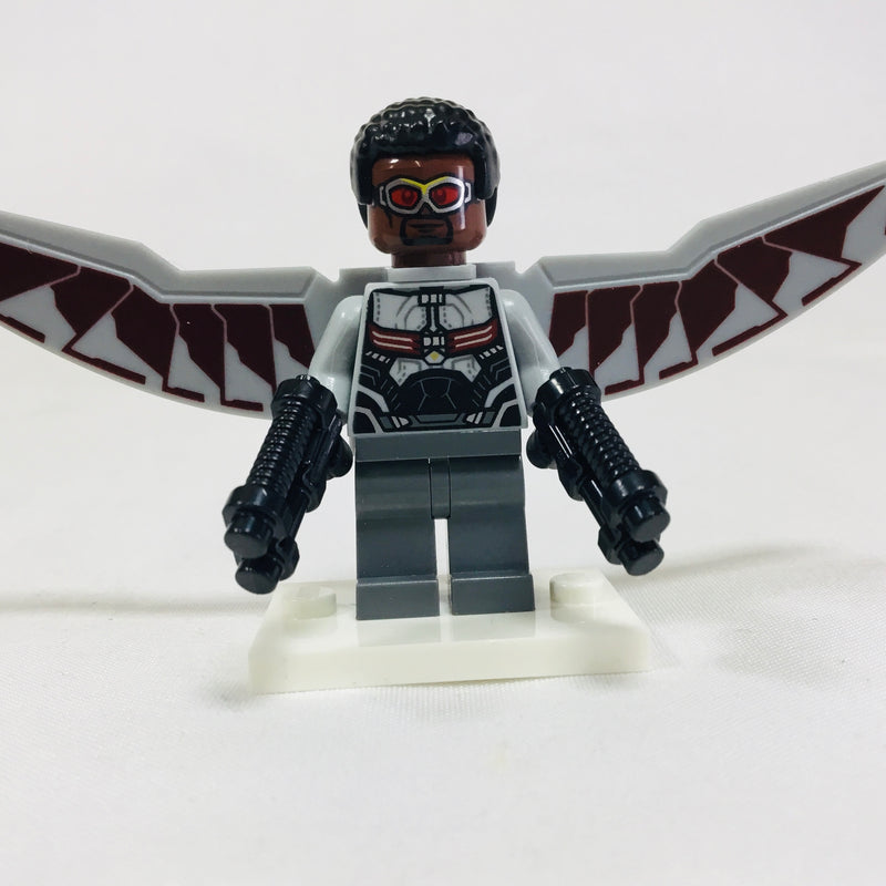SH261 -  Falcon - Light Bluish Gray and Dark Red Wings