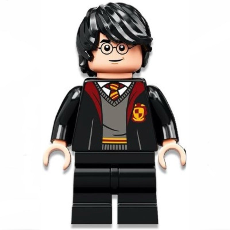 HP333 Harry Potter, Gryffindor Robe Open, Black Medium Legs