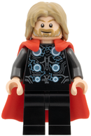 SH1069: Thor - Flexible Rubber Cape, Black Legs, Dark Tan Tousled Hair
