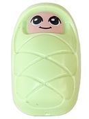 FRND0279 Baby / Infant - with Stud Holder on Back with Smiling Face and Large Eyes Pattern (Baby Ola) (6193930)