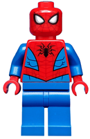 SH0546 Spider-Man - Dark Red Web Pattern, Blue Legs