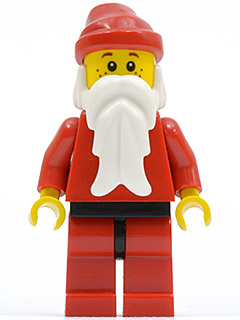 HOL012 Santa, Red Legs with Black Hips, Freckles