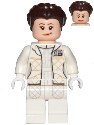 SW0958 Princess Leia (Hoth Outfit White, Crooked Smile)