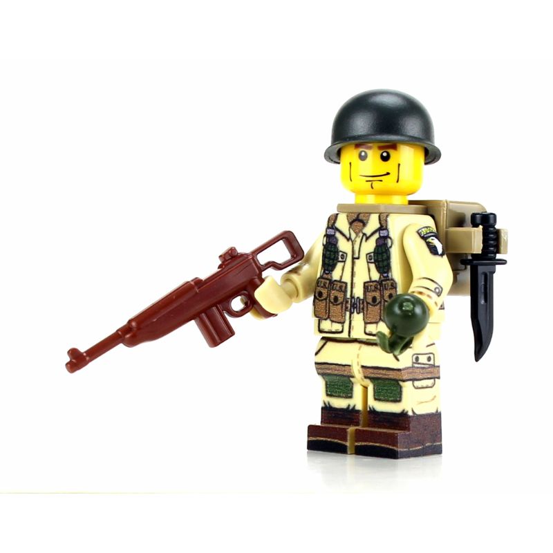 WW II U.S. Army 101St Airborne Paratrooper Minifigure