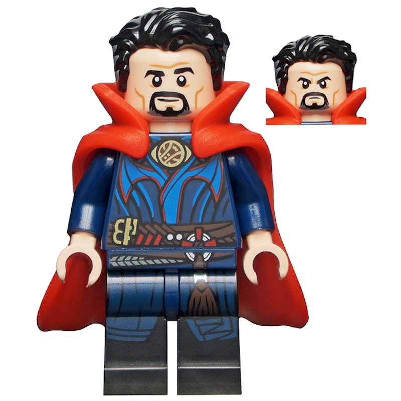 SH802 Doctor Strange - Brooch, Flexible Rubber Cape