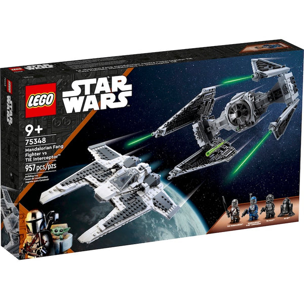 Amazon.com: LEGO Star Wars Mandalorian Fang Fighter vs TIE