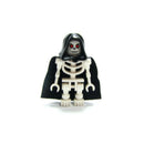 CAS378 Fantasy Era - Skeleton Warrior 6, White, Black Hood and Cape