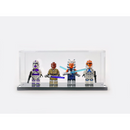 Acrylic Display Case (AS14-4)  - 4-Figure Case - Black Base
