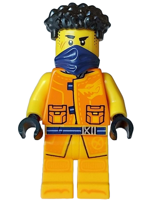 NJO0908 Arin - Tang Jacket, Dark Blue Bandana