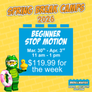 Beginner Stop Motion Camp: Spring Break 2026 - (March 30 - April 3, 11:00 am - 1:00 pm, Bountiful Location)