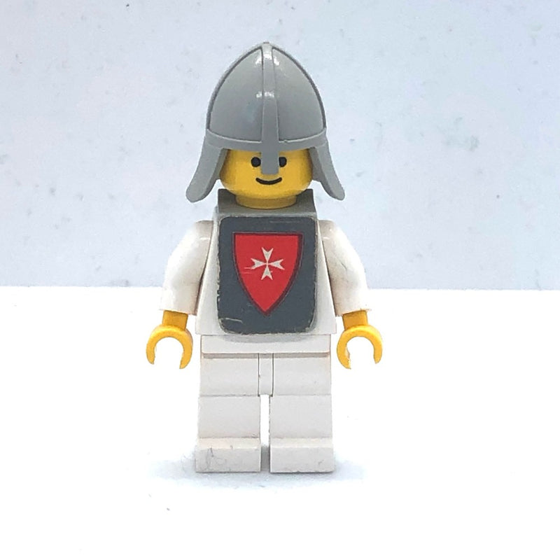 CAS084S Classic -  White - with Vest Stickers Yellow Castle Knight