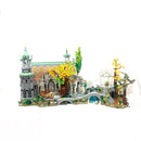 10316 The Lord of the Rings Rivendell (Pre-Owned) (Missing normal legs for Elrond, Gandalf, frodo)