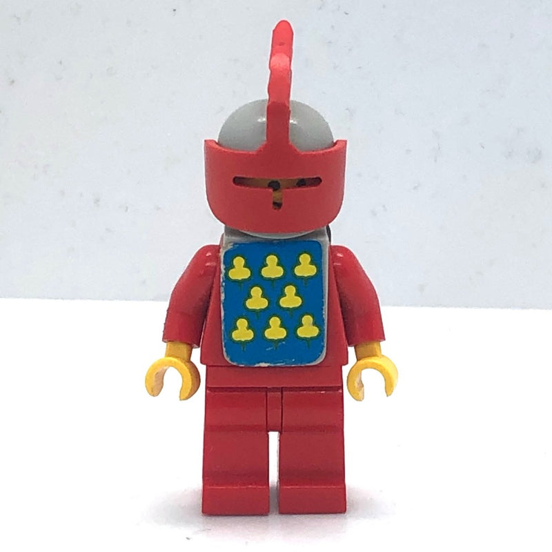 CAS087S Classic - Red Cavalry - with Vest Stickers Yellow Castle Knight