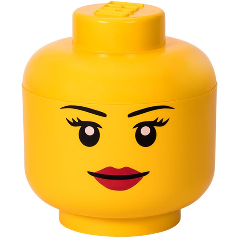 40321725 LEGO Storage Head Large - GIRL