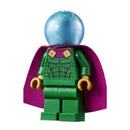 SH709 Mysterio - Light Bluish Gray Head, Satin Trans-Light Blue Helmet, Double Hole Cape