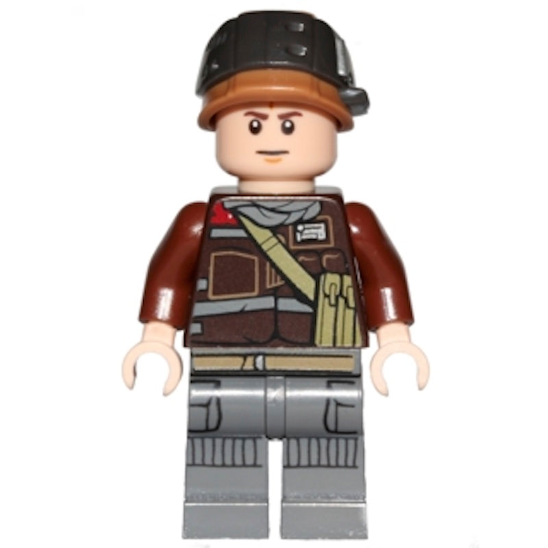 SW0805 Rebel Trooper - Light Nougat Head, Helmet with Pearl Dark Gray Band (Private Calfor)