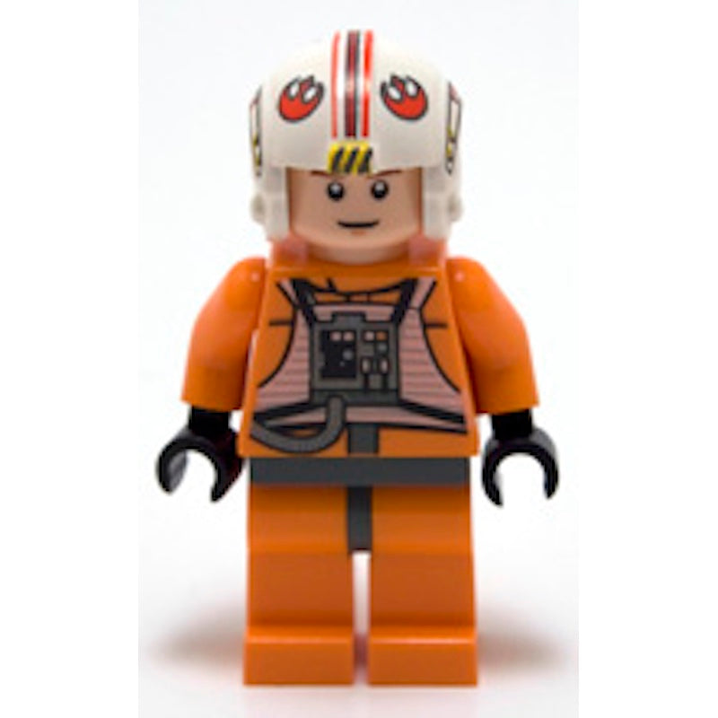 SW0295 Luke Skywalker - Light Nougat, X-Wing Pilot Suit, Detailed Torso and Helmet