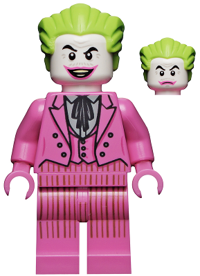 SH704 The Joker - Dark Pink Suit, Open Mouth Grin / Closed Mouth