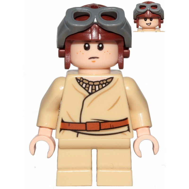 SW1001 Anakin Skywalker (Short Legs, Reddish Brown Aviator Cap)