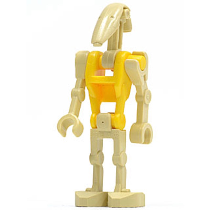 SW0184 Battle Droid Commander with Straight Arm and Yellow Torso