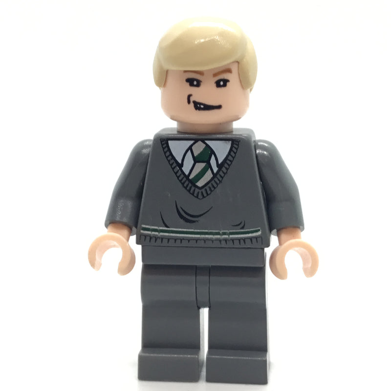 HP085 Draco Malfoy, Dark Bluish Gray Sweater, Smirk