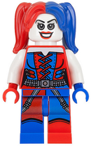 SH0260 Harley Quinn - Blue and Red Hands and Pigtails