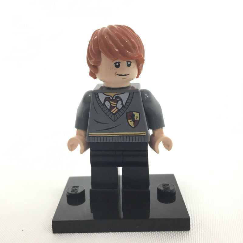 HP112 Ron Weasley, Gryffindor Stripe and Shield Torso, Black Legs