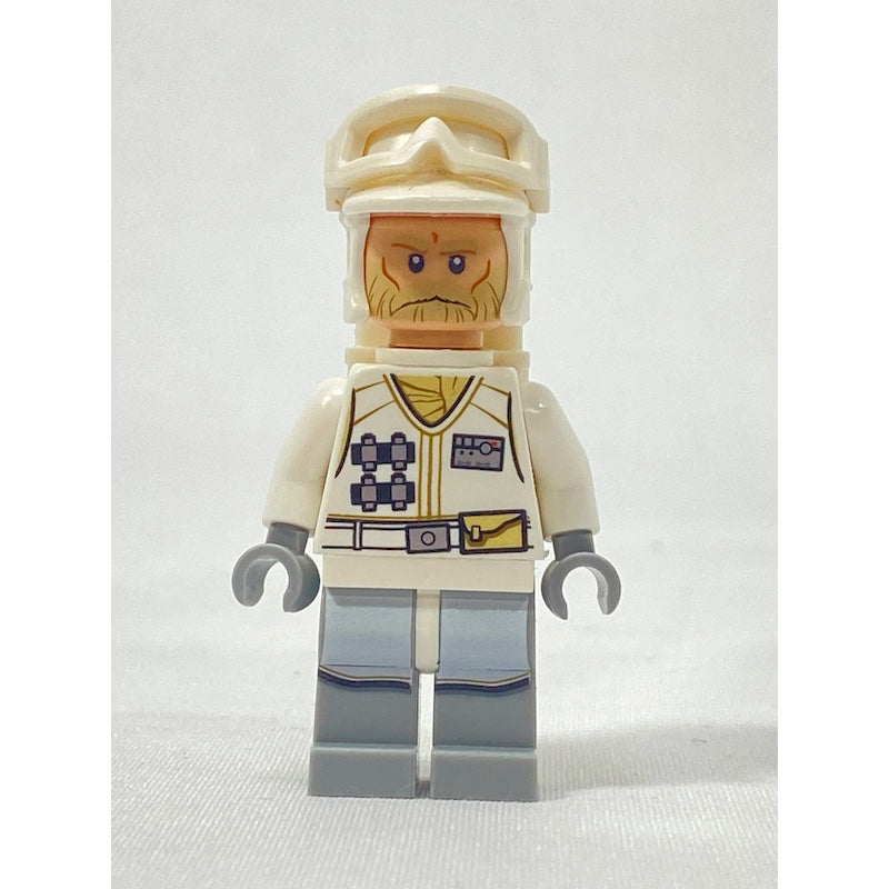 SW0734 Hoth Rebel Trooper White Uniform (Tan Beard, Backpack)