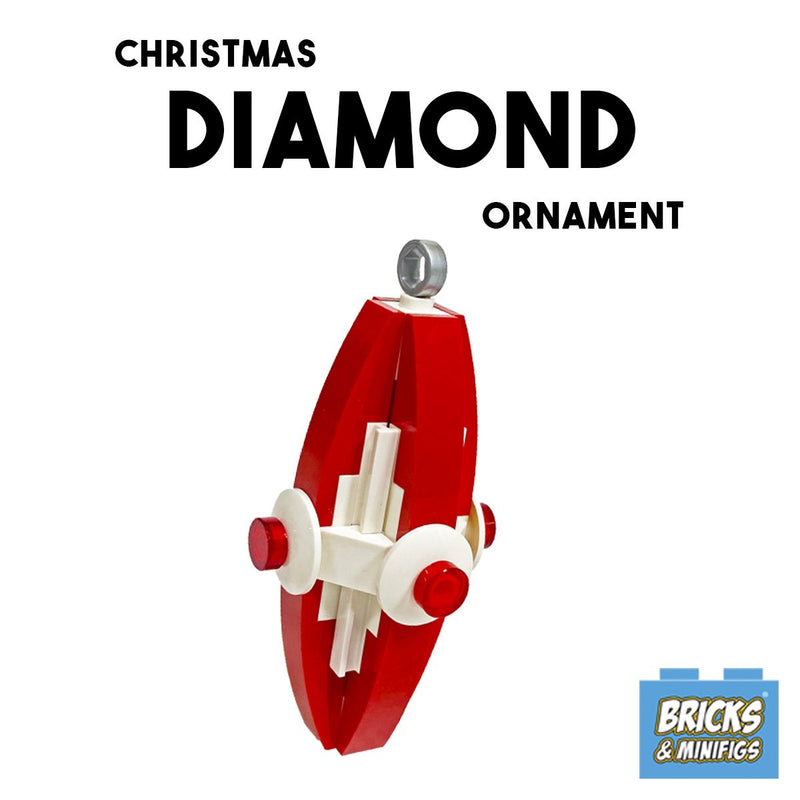 Christmas Diamond Ornament - Red