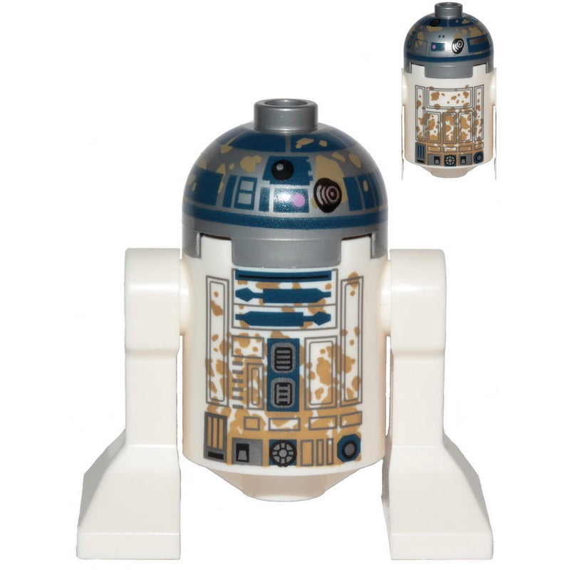 SW1200 Astromech Droid, R2-D2, Dirt Stains on Front and Back